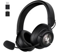 Redragon H889 Auriculares Gaming Inalámbricos 4 en 1 Audio 7.1 53mm | 2.4G BT USB 3.5mm Batería 51h Uso Mientras Carga Micrófono Desmontable PC PS5 NS Móvil