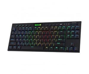 Redragon Horus K621 RGB Teclado Mecanico TKL Gaming Inalambrico USB, USB-C y Bluetooth - Iluminacion RGB - Teclas Red