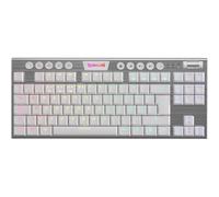 Redragon Horus K621W Teclado Inalámbrico Mecánico TKL Gaming RGB Switch Rojo Blanco