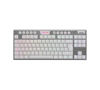 Redragon Horus K621W Teclado Inalámbrico Mecánico TKL Gaming RGB Switch Rojo Blanco