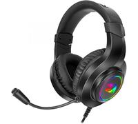 Redragon Hylas H260 RGB Gaming Headphones, High Definition Audio + Powerful Bass, Gaming Headphones, Large Ear Pads, PC Function, Black