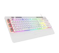 Redragon K512 Shiva RGB Teclado de Membrana retroiluminada para Juegos con Teclas Multimedia, Interruptor Lineal de sensación mecánica, 6 Teclas Macro adicionales a Bordo, US Layout