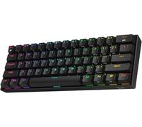 Redragon K530 Pro Draconic Teclado 60% inalámbrico RGB mecánico, BT/2,4 GHz/cableado, 3 modos, 61 teclas, teclado compacto para juegos con conector intercambiable en caliente, placa de circuito