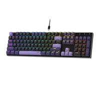 Redragon K556 HE - Teclado mecánico para juegos de disparador rápido, 100% 104 teclas con accionamiento hiperrápido, interruptor magnético de efecto Hall dedicado, amortiguación de ruido de 2 capas