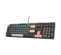 Redragon K556 SE cableado 104 teclas Kit de amortiguación de ruido mecánico intercambiable en caliente teclado para juegos, interruptores Dragon Chant