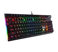 Redragon K580 VATA Teclado Mecánico Cableado RGB Retroiluminado | LED Retroiluminación Ajustable Anti Ghosting Diseño Ergonómico US Layout