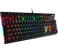Redragon K580 VATA Teclado Mecánico RGB Táctil | Teclas macro y controles multimedia dedicados, hot-swap, grabación macro integrada, interruptor marrón