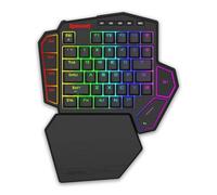 Redragon K585 HE - Teclado mecánico para juegos de disparo rápido, 8K con cable con una sola mano con interruptor magnético sedoso UltraMag 100% POM de última generación, diseño de estructura flotante