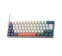 Redragon K617 HE Teclado Gaming RGB 60% 8000Hz Cable USB-C | Interruptores Magnéticos Actuación Ajustable Hot Swap QWERTY Español Compatible PC