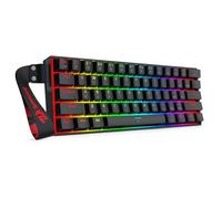 Redragon K617 HE - Teclado mecánico para juegos de disparo rápido, 60% 61 teclas con cable con accionamiento hiperrápido, interruptor magnético de efecto Hall dedicado, punto de accionamiento