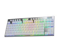 Redragon K621 Horus TKL Teclado mecánico inalámbrico RGB de perfil bajo con cable 80% interruptores Bluetooth ultrafinos rojo/marrón/azul Negro