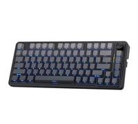 Redragon K673 GB 75% inalámbrico Gasket RGB Gaming Keyboard 3 Modo 81 Teclas PBT Teclado mecánico Compacto, Control de botón dedicado y 5 Capas de amortiguación de Ruido, Interruptor Lineal, US LAYOUT