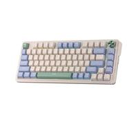 Redragon K673 Pro Clavier de jeu Sans Fil Gasket RGB 75%, 3 Modes, 81 Touches, Clavier mécanique Compact Avec Socle remplaçable à Chaud, Bouton rotatif spécial et coussinets amortissants, US Layout