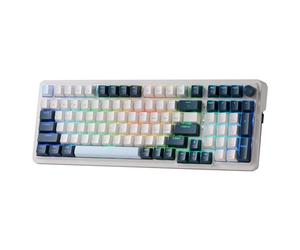 Redragon K686 Pro Clavier de jeu Gasket RGB 98 Touches, Clavier mécanique 3 Modes Avec Socle remplaçable à Chaud, contrôle spécial par Bouton rotatif et coussinets amortissants du Bruit, US Layout