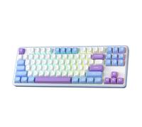 Redragon K707 Pro 80% inalámbrico Gasket RGB Gaming Keyboard 3-Modus 87 Teclas TKL Teclado mecánico, Tapas Redondas PBT y 5 Capas de amortiguación de Ruido, Interruptor Lineal Personalizado