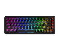 Redragon K709 65% Junta con cable RGB 68 teclas Teclado mecánico intercambiable en caliente para Negro