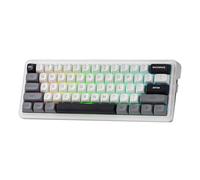 Redragon K722 Pro 60% inalámbrico Gasket RGB Gaming Keyboard 60% Hot-Swap Teclado mecánico Compacto con Base Free-Mod, 5 Capas de amortiguación de Ruido y Tapas de Teclas Redondas PBT, US Layout