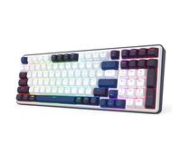 Redragon K744 Pro Teclado inalámbrico RGB para Juegos de 99 Teclas, Teclado mecánico de 3 Modos, Enchufe de Intercambio en Caliente, Teclas Redondas PBT, amortiguación de Ruido de 5 Capas, US Layout