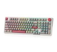 Redragon K768 Pro Teclado Gaming RGB Inalámbrico 100 Teclas 8000 mAh | Mecánico PBT Masivo Enchufe Intercambio Caliente Control Perilla Dedicado Larga Duración Batería