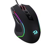 Redragon M612 Predator RGB - Ratón óptico con Cable de 8000 dpi con 11 Botones programables y 5 Modos retroiluminados, Software Compatible con Botones de Disparo rápido