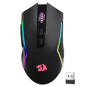 Redragon M693 - Ratón inalámbrico para Juegos (8000 dpi) con conexión de 3 Modos, BT e inalámbrico 2.4G, 7 Botones Macro, Capacidad de alimentación Duradera y retroiluminación RGB para