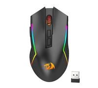 Redragon M693-RGB - Ratón inalámbrico Bluetooth para videojuegos, 8000 DPI con cable/inalámbrico