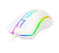 Redragon m711 cobra white raton gaming usb 1000dpi - 7 botones program