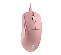 Redragon M724 - Ratón óptico para juegos con cable, 42 G, ultraligero, 12.400 DPI máximo, con 5 botones programables, construcción ergonómica de agarre natural, software compatible con enlaces de