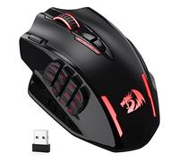 Redragon M913 Impact Elite Ratón Gaming Inalámbrico 16000 dpi MMO | 12 Botones Laterales 20 Botones Programables 45 Horas Batería Sensor Óptico Profesional