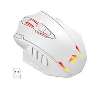 Redragon M913 Ratón Gaming MMO Inalámbrico 16000 dpi 12 Botones Laterales | 16 Botones Programables 45 Horas Batería Sensor Óptico Profesional RGB