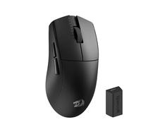 Redragon M916 PRO - Ratón inalámbrico para juegos de 3 modos, frecuencia de consulta 4K hiperrápida, ultra ligero 49G 26K DPI con agarre ergonómico natural, teclas macro redefinidas, soporte