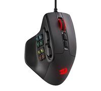 Ratón para juegos Redragon M811 Aatrox MMO, 15 botones programables, ratón para jugadores RGB con cable y agarre natural ergonómico Negro