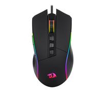 Redragon Ratón Gaming, Ratón para Juegos con 16K Sensor Óptico de 16.000 dpi, Ratón con 9 Botones Programables y Edición de Macros, Botón de Enfoque, Ratón Gaming con Cable RGB Apto para FPS/PC/Mac