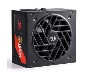 Redragon RGMS-1000W PRO 80+ Gold - Fuente de alimentación de 1000 vatios con ATX 3.1 y PCIe 5.1 actualizados totalmente modular, tamaño compacto de 150 mm, ventilador inteligente ECO de bajo ruido,