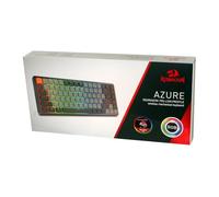 Redragon Teclado Gamer Azure K652 Gris Triple Conectividad RGB 75%