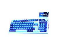Redragon K552 Teclado mecánico para juegos 60% compacto de 87 teclas Kumara con cable Cherry MX Blue Switches equivalentes a Windows PC Gamers (retroiluminación roja blanca)