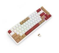 Redragon - Teclado Rammus K677 PRO - Teclado mecánico RGB inalámbrico al 60 % - BT/2.4 Ghz/con cable de 3 modos y 61 teclas Teclado compacto para juegos con enchufe de intercambio en caliente - PCB