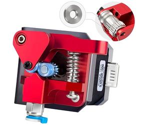 Redrex Dual Gear Ender 3 Extruder con Motor Paso a Paso Nema 17 Metal Drive Feeder Upgrade Kit Para Ender 3 V2,Ender 3 Pro,Ender 5,Ender 3 Neo Series,CR6 SE,CR10 Series Impresora 3D TPU Support