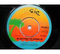 Reds Do Anything You Wanna Do 7" Island WIP6401 EX 1977 there is writing on the label