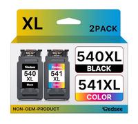 Redsee 540 XL 541 XL Cartuchos de Tinta para Tinta Canon 540 541 XL PG-545XL CL-546XL para Canon Pixma TS5150 MG3600 MG3650S MG3650 TS5151 MG3150 MG3250 MX475 MX525 MG4250 MG3550(Negra y Color)