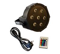 Redshow FLT-75-41 - Potente parlante LED plano con 7 piezas de 5 W LED que son DMX o control de música