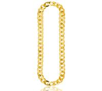 REDSTAR FANCY DRESS Dorado Gánster Cadena Chav Collar Hip Hop Rapero Chulo Accesorio de Disfraz