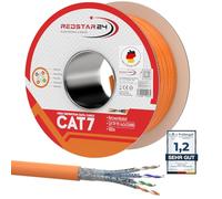 RedStar24 CAT 7 Cable Ethernet 100m - Cable de Red CAT7 LAN, Cobre