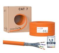 RedStar24 CAT 7 Cable Ethernet 50m - Cable de Red CAT7 LAN, Cobre