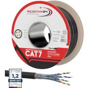 RedStar24 CAT 7 Cable Ethernet Exterior 100m - Cable de Red para Exteriores