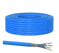 RedStar24 CAT 8 Cable Ethernet 10m - Cable de Red CAT8.1 LAN Cobre Cable de Datos CAT.8 Gigabit S/FTP Categoria 8, Libre de Halógenos PIMF PoE 40Gbit Conexión de Red, RoHS, AWG 22/1, 10 Metros