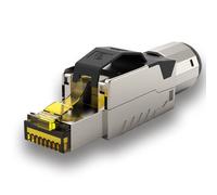 Redstar24 Conector RJ45 Cat 8 Conectores sin Herramientas Blindado Enchufe Macho hasta 10 Gigabit, para Cable de Red Ethernet Cat8.1 Cat8 Cat 7 Cat6a Cat6 8 polos Enchufe