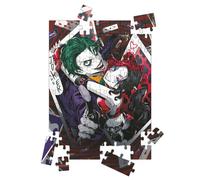 Joker & Harley Quinn Manga Puzzle 3D Effect 100Pcs SD Toys