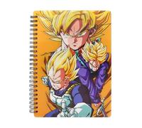 REDSTRING- Libreta 3D Dragon Ball Z Saiyans, Multicolor (RS531135)