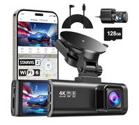 Redtiger F7NP Dashcam with USB-C to USB-C Power Cord